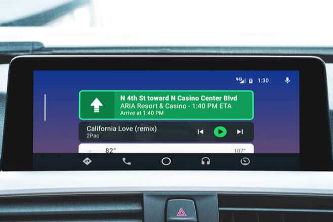 BMW Android Auto MMI Prime old look
