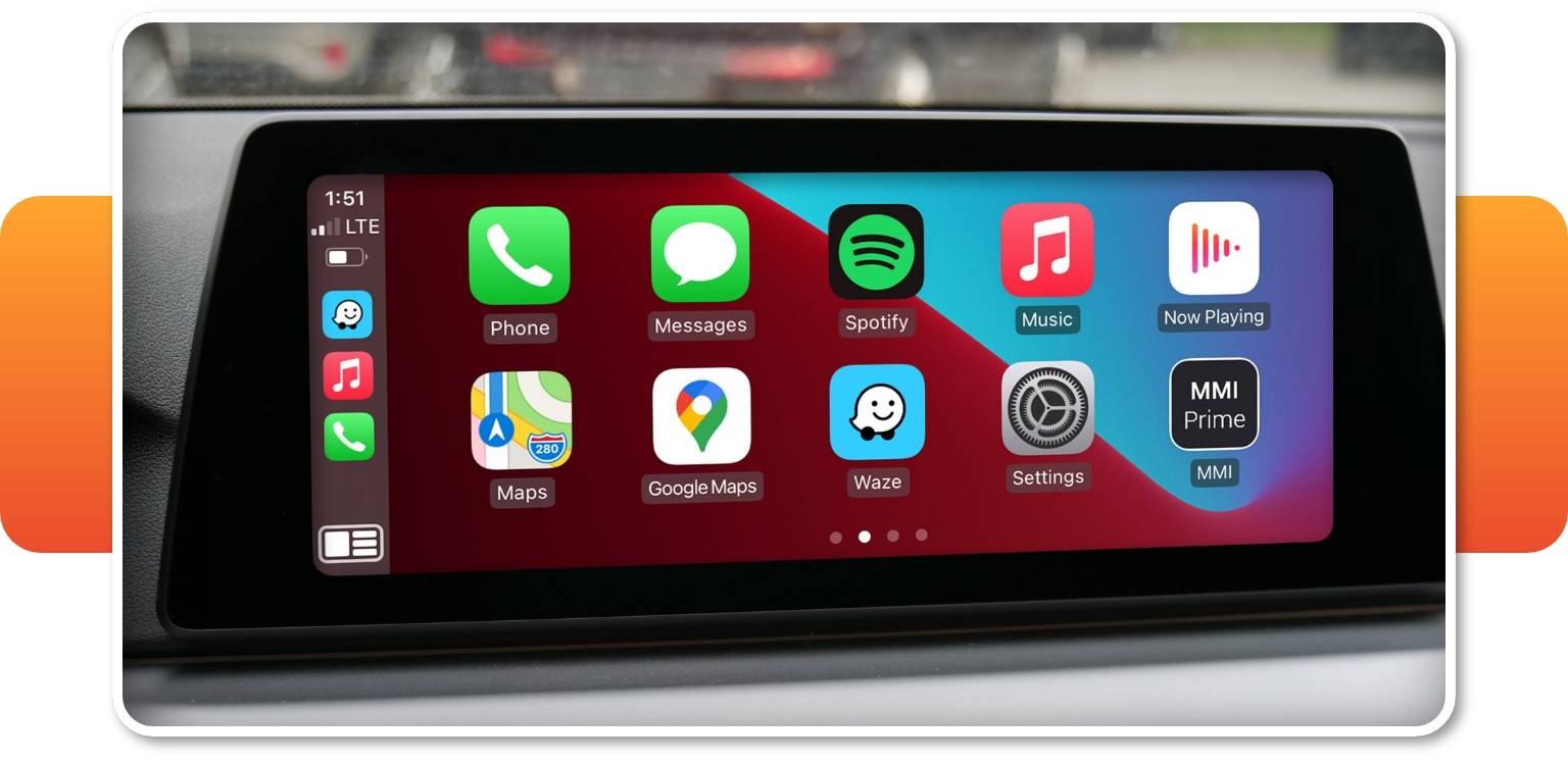 How do I get Apple CarPlay to show in fullsceeen mode? (2020 BMW